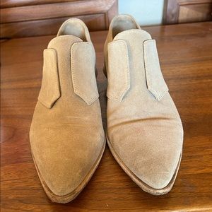 Alexander Wang suede tan loafers
